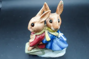 Estatueta vintage Royal Doulton Bunnykins dos anos 1970