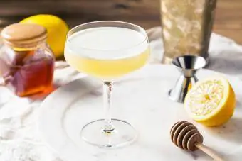Boozy Bees Knees Gin Cocktail