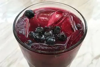 blueberry талаалары түбөлүк кызгылт көк коктейл