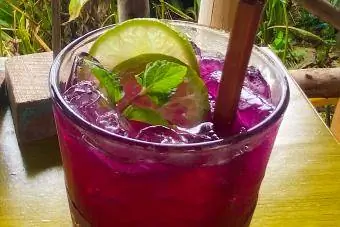 cocktail di foschia viola
