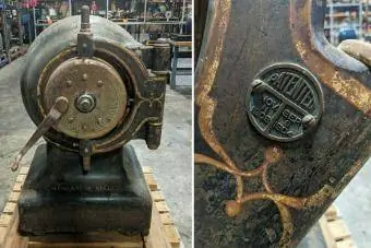 Farmers & Merchant Bank Cannonball Safe Steel Manganès