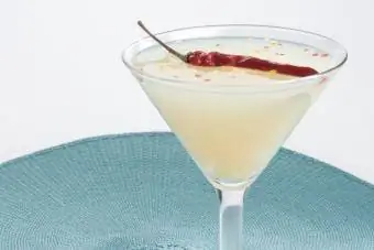 Martini com especiarias em conserva