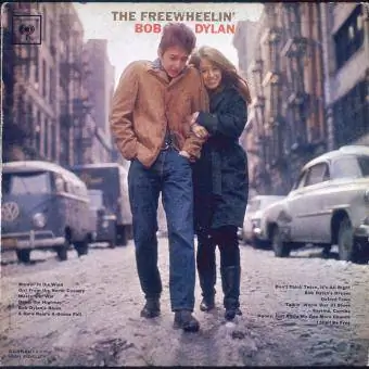 Bob Dylanin albumin The Freewheelin kansikuva Bob Dylan