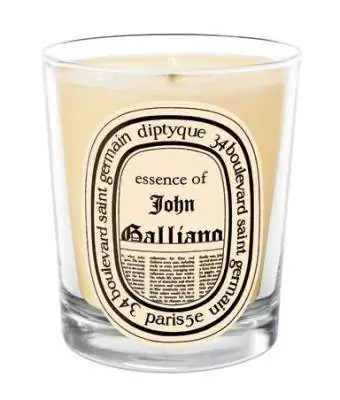 John Galliano'nun Diptyque Özü 6.5 oz Mum