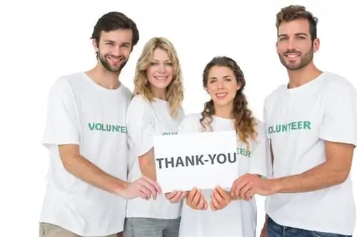 Cytaty z podziękowaniami dla wolontariuszy