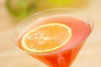 Martini à l'orange sanguine