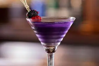 lektvarový koktejl z fialové hrušky