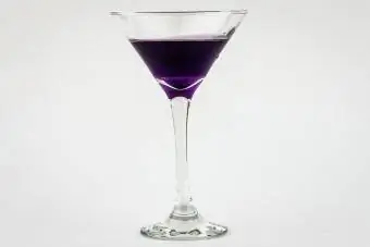 tiefviolett, etwas Martini