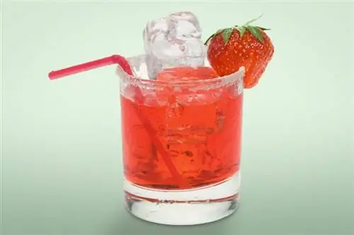 Margarita aux fraises satisfaisante