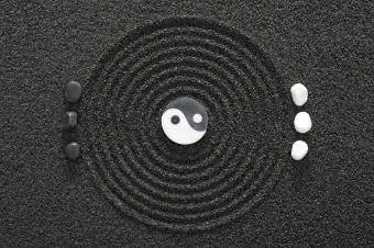 jardin zen yin et yang