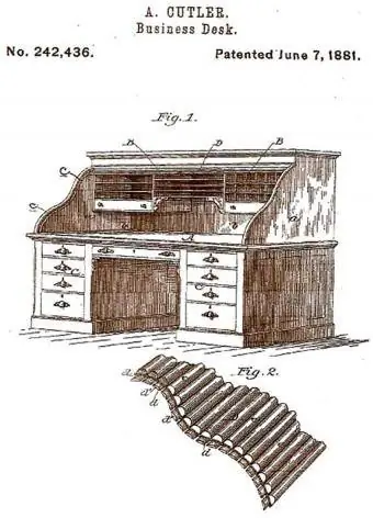 Patent de Cutler & Son 1881