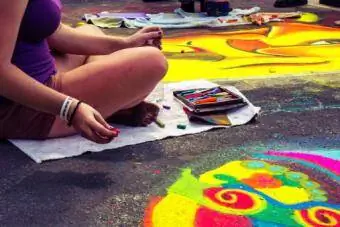 Street painting festival