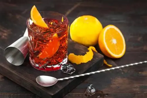 La recepta del còctel de Sbagliato Negroni gasós