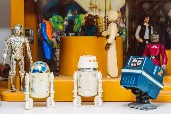 kolekcinės „Star Wars Cantina“scenos figūrėlės