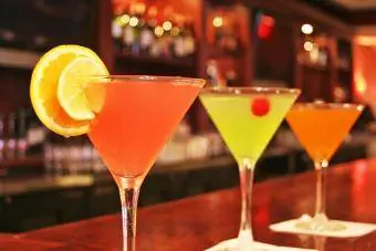 Peb flavored martinis