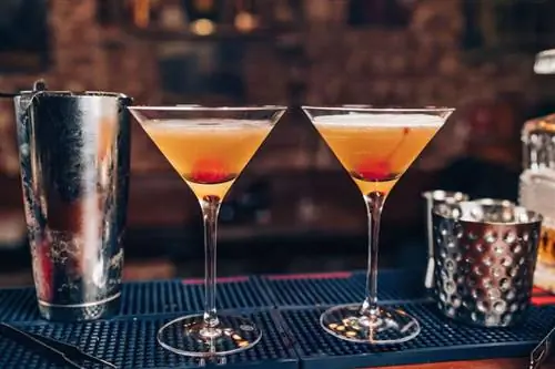 Gesofistikeerde klassieke Manhattan-cocktailresep