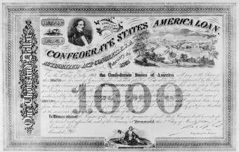 En tusen dollar konføderert obligasjon