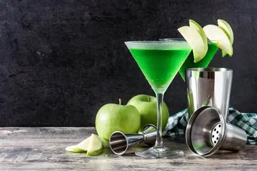 Crisp and Sour Apple Martini Recipe