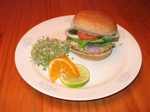 Вегетариандык бургерлерди 5 оңой кадам менен жасоо (сүрөттөр менен)