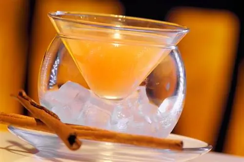 Una receta sencilla de martini con sidra de manzana