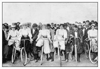 נשים ויקטוריאניות על אופניים