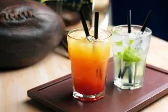 Wit rum cocktails