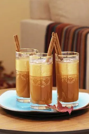 Pumpkin cinnamon cocktail