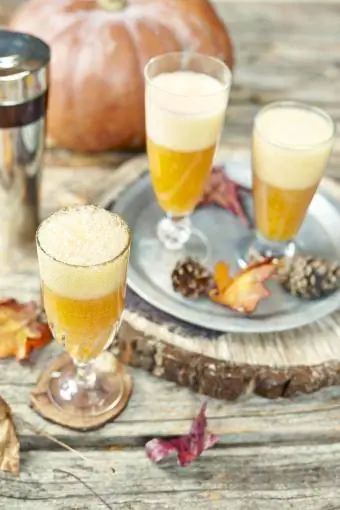 Pumpkin mimosas