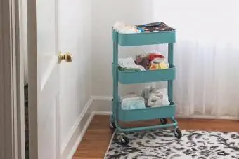 Rolling Cart Nightstand