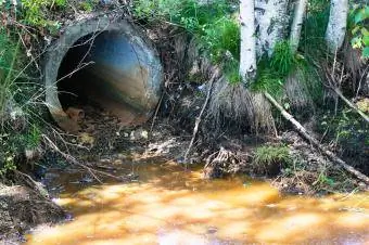 aguas residuales abiertas