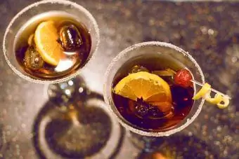 Oranžni staromodni martini