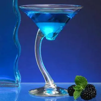 Blue Raspberry Martini