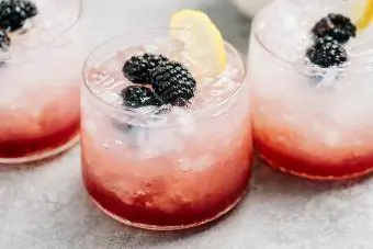 Blackberry Gin Fizz