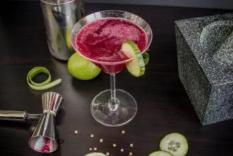 Roots 'n Cukes Martini