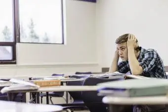 étudiant en difficulté