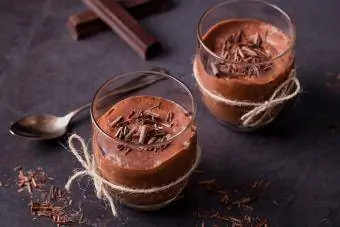 Shot de pudding au chocolat