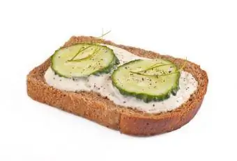 Sandwich au concombre