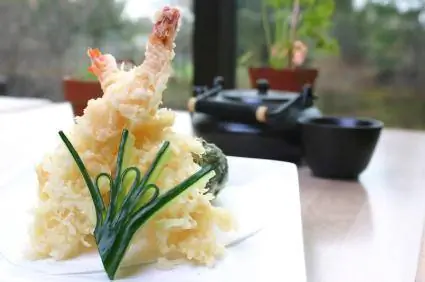 Receita de massa de tempura