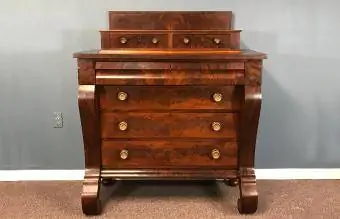 19th Century Empire Mahogany Chest