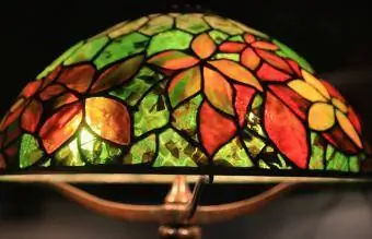 Bunte Tiffany-Lampe