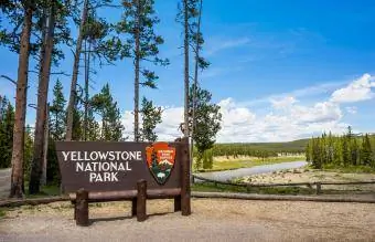 Jelölje be a Yellowstone Nemzeti Parkot