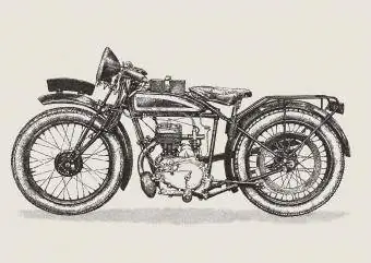 Vintage мотоцикл