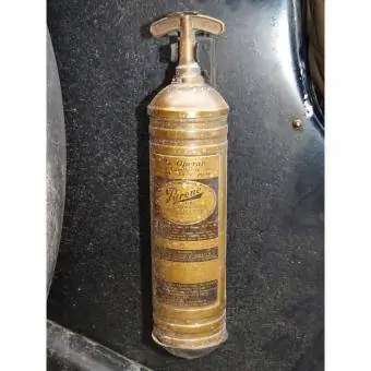 Karbontetraklorid 1930-talls brannslukningsapparat