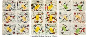 1957 Kumpletong Set ng Larong Swift Meats Baseball