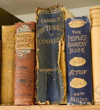 Vintage kuchárske knihy