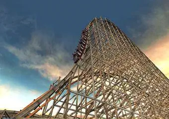 Goliath-achtbaan bij Six Flags Great America