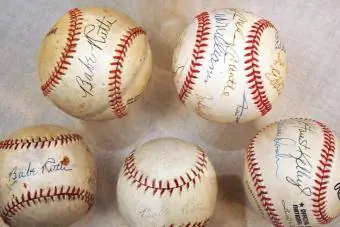 Bullpen-Babe Ruth Baseballs
