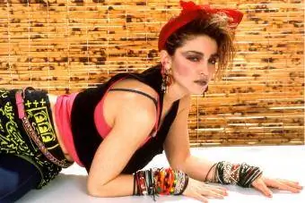 Amerikaanse zangeres Madonna in New York 1984