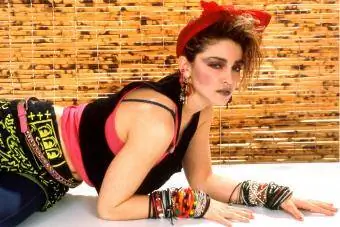 Amerikanong mang-aawit na si Madonna sa New York 1984