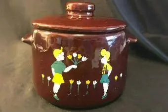 Vintage West Bend Jack and Jill Cookie Jar fra treasurefinder41 Ebay-butikk